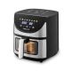 Sokany Digital Air Fryer, 7 Liters, 1700 Watt, Silver- SK-10031